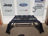 Pickup Textured Steel Bed Roll Bar w/ Cargo Rack Basket